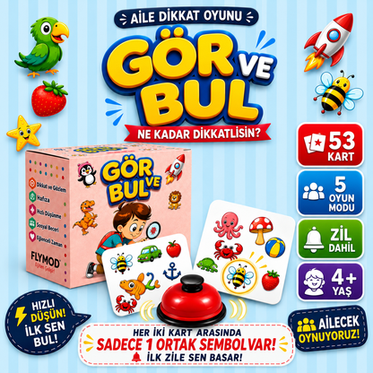 Gör ve Bul – Dikkat ve Görsel Algı Eğitici Oyunu