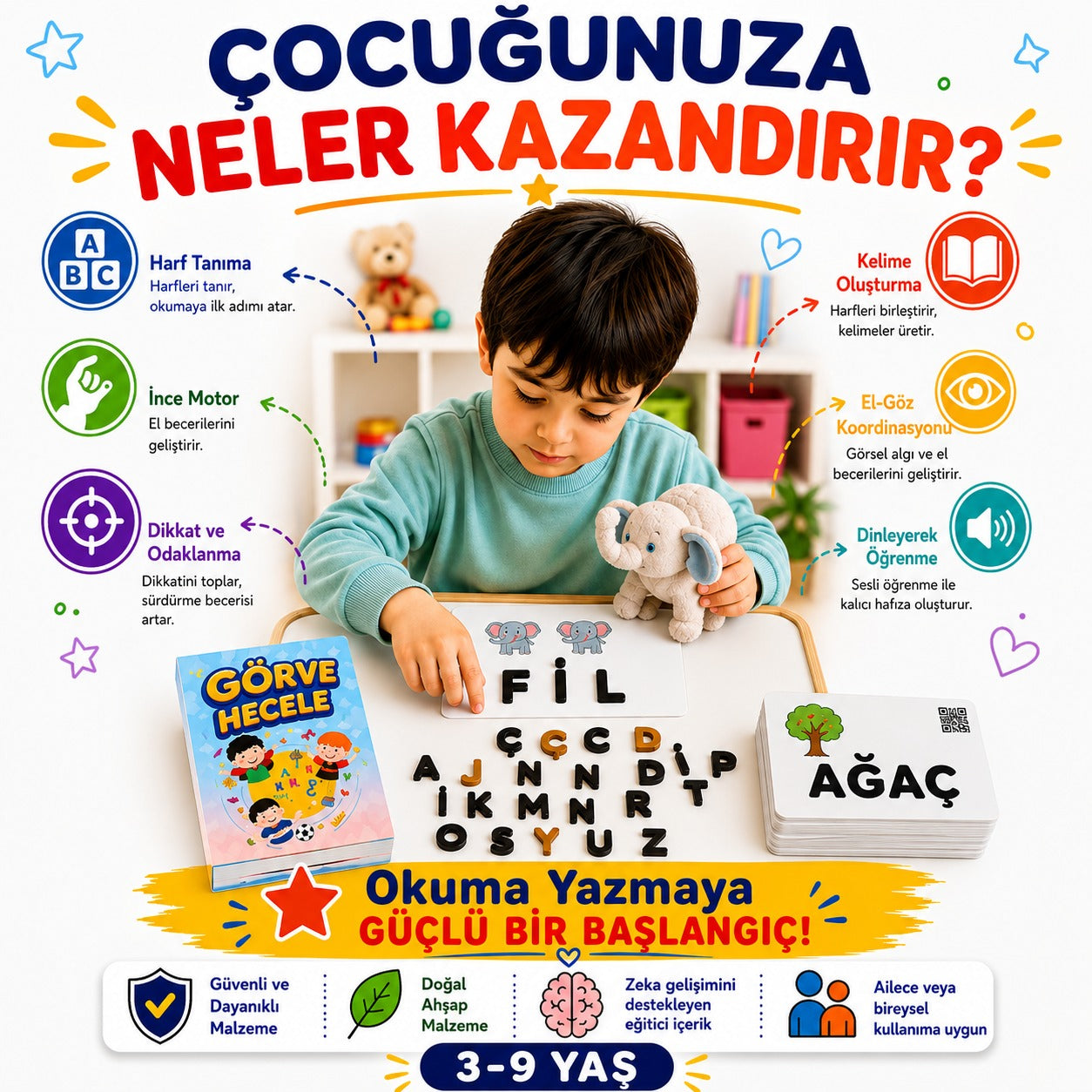 Zepzeka Okula Hazırlık 3'lü Premium Eğitim Seti